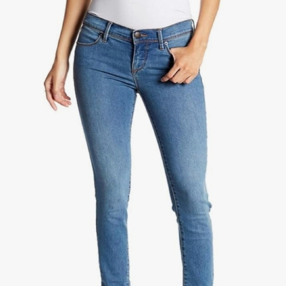 Free People Roller Crop Skinny Jeans Size 31/12 Medium Wash - Picture 1 of 16